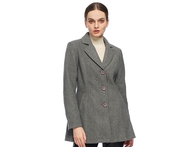 Casaco Sobretudo Feminino De Botões 610236 - Atacado