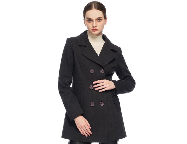 Casaco Sobretudo Feminino De Botões 610257 - Atacado