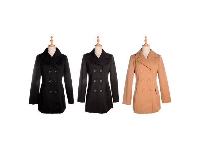 Casaco Sobretudo Feminino De Botões 610257 - Atacado