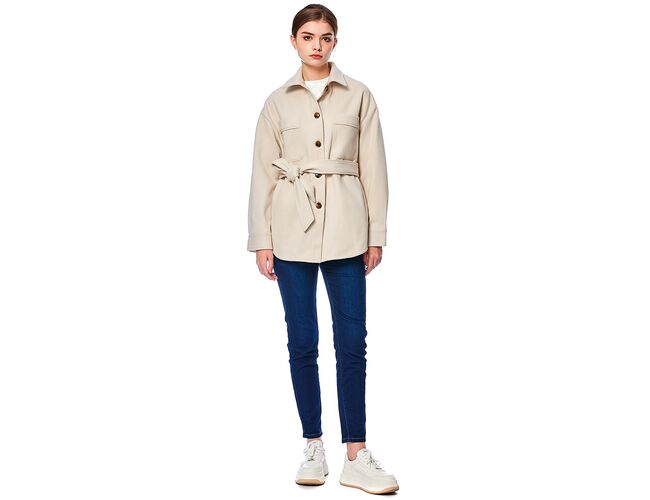 Casaco Feminino Com Amarração e Bolso 610265 - Atacado
