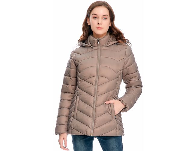 Jaqueta Feminina Puffer Peluciada 620235 - Atacado
