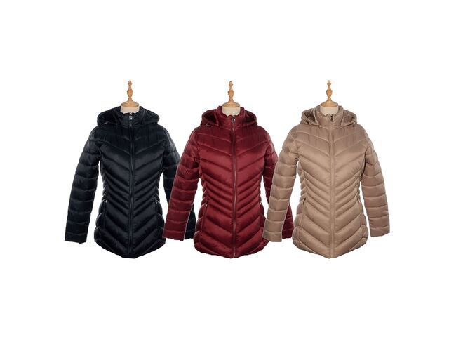 Jaqueta Feminina Puffer Alongada Peluciada 620236 - Atacado