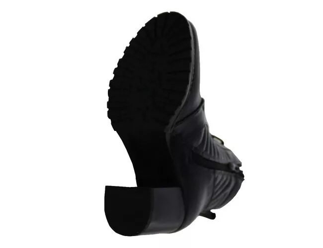 Bota Coturno Feminina Com Salto Bloco Mooncity 73131 - Atacado