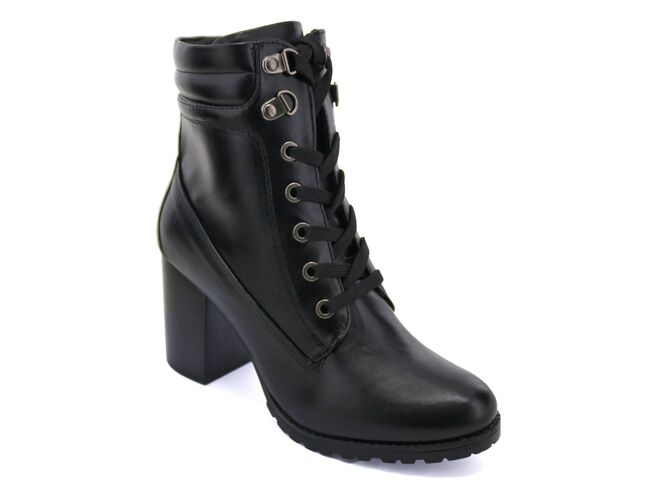 Bota Coturno Feminina Salto Alto Mooncity 73130 - Atacado