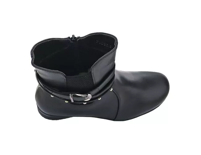 Bota Cano Baixo Feminina Mooncity 71083 Preto - Atacado
