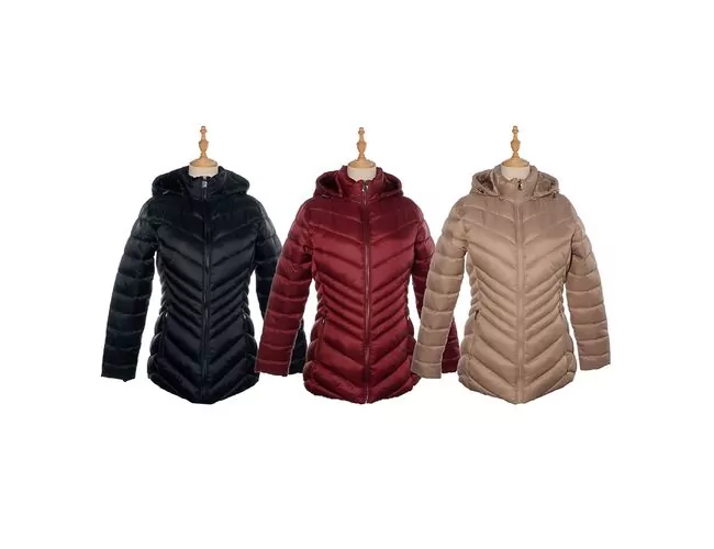 Jaqueta Feminina Puffer Alongada Peluciada 620236 - Atacado