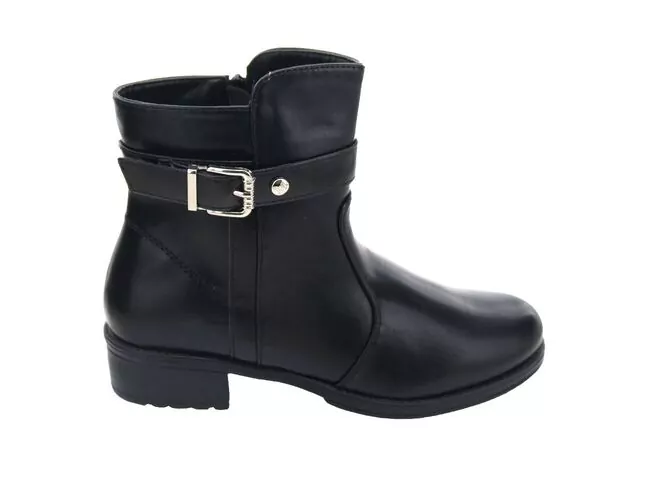 Bota Feminina Montaria Mooncity 72111 Preto - Atacado