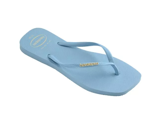 Chinelo Feminino Havaianas Slim Square Logo Pop-up - Atacado