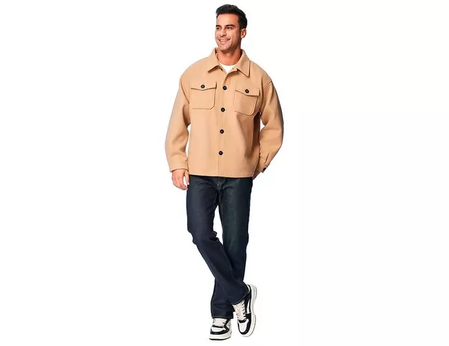 Casaco Casual Masculino C/ Fechamento Em Botão 510093 - Atacado
