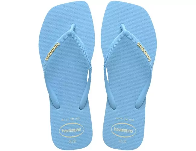 Chinelo Feminino Havaianas Slim Square Logo Pop-up - Atacado