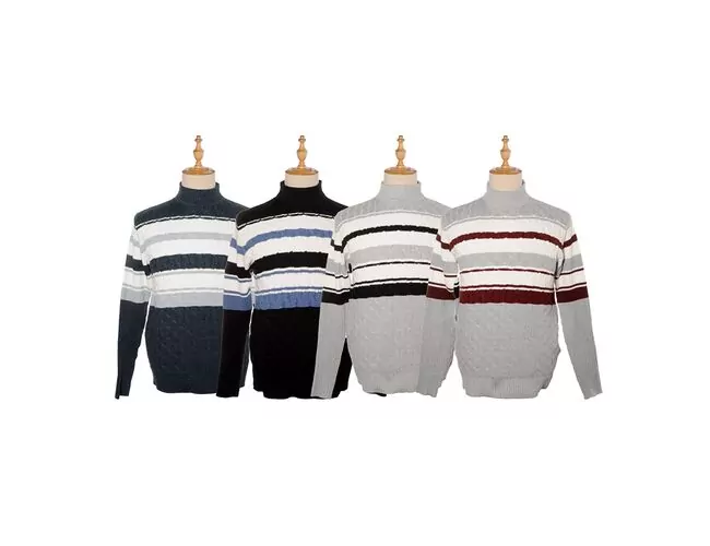 Blusa de Tricot Masculina Gola Alta 590145 - Atacado