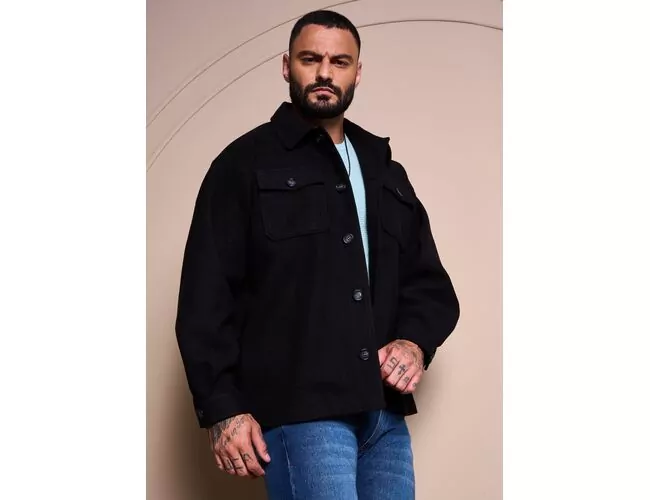 Casaco Casual Masculino C/ Fechamento Em Botão 510093 - Atacado