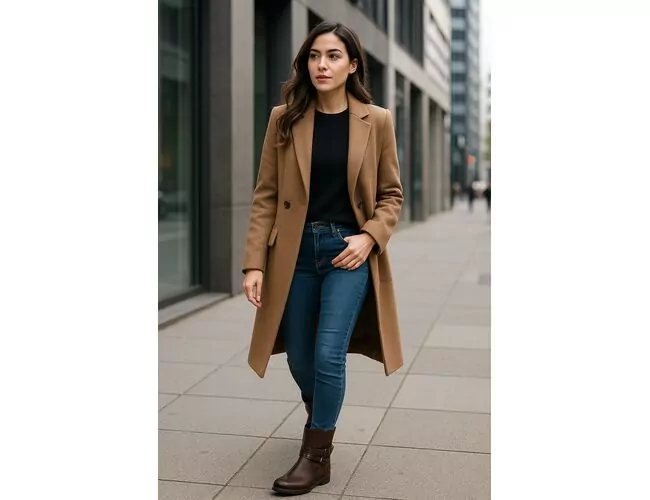 Bota Feminina Cano Baixo Mooncity 71126 Marrom - Atacado