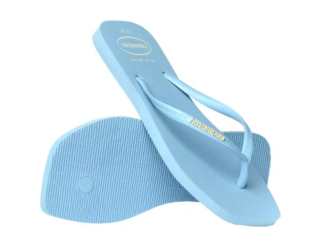 Chinelo Feminino Havaianas Slim Square Logo Pop-up - Atacado