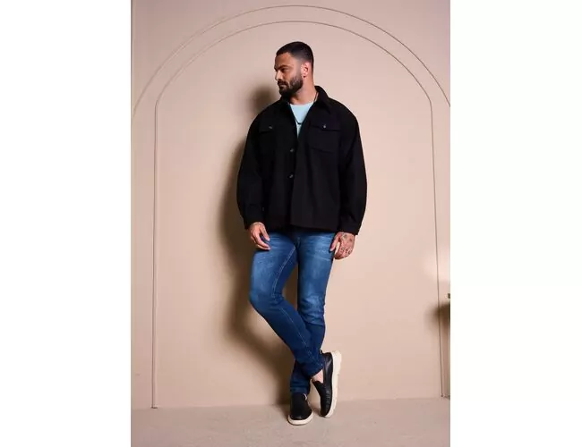 Casaco Casual Masculino C/ Fechamento Em Botão 510093 - Atacado