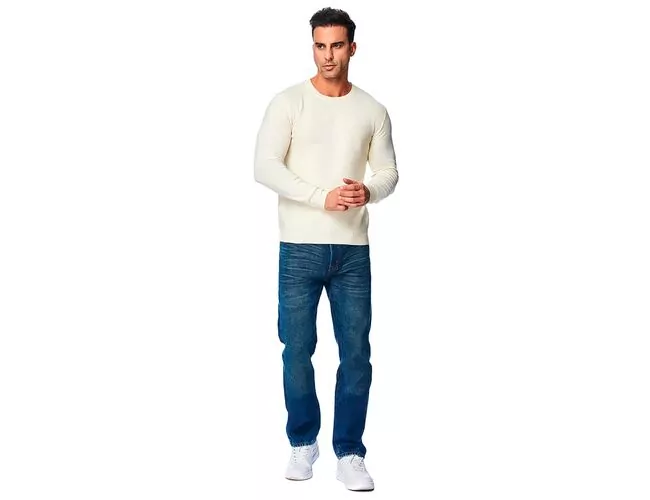 Blusa de Tricot Masculina Gola Redonda 590218 - Atacado