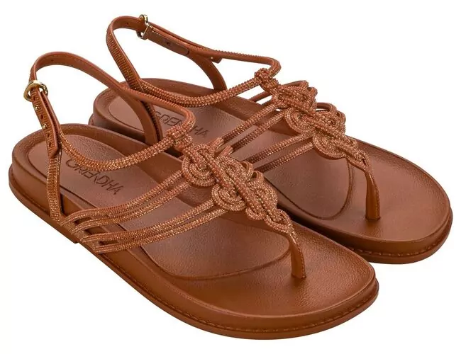 Sandalia Feminina Grendha Detalhes - 19176 - Atacado