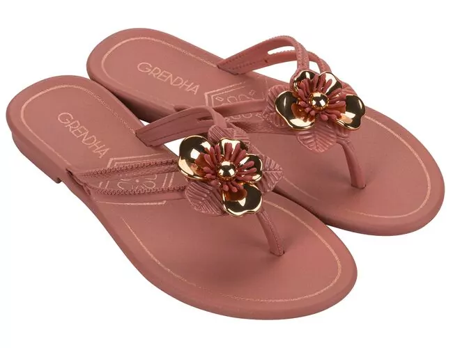 Rasteira Feminina Grendha Celebrar Momentos - 19136 - Atacado