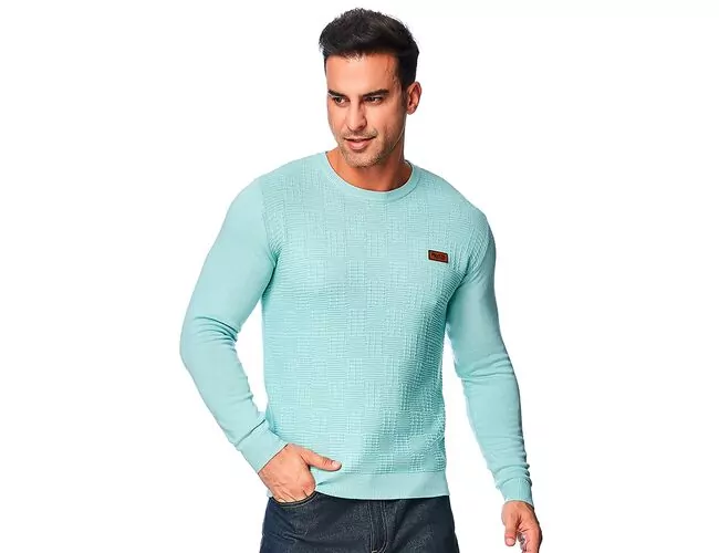 Blusa de Tricot Masculina Gola Redonda Red Nose 9590102 - Atacado