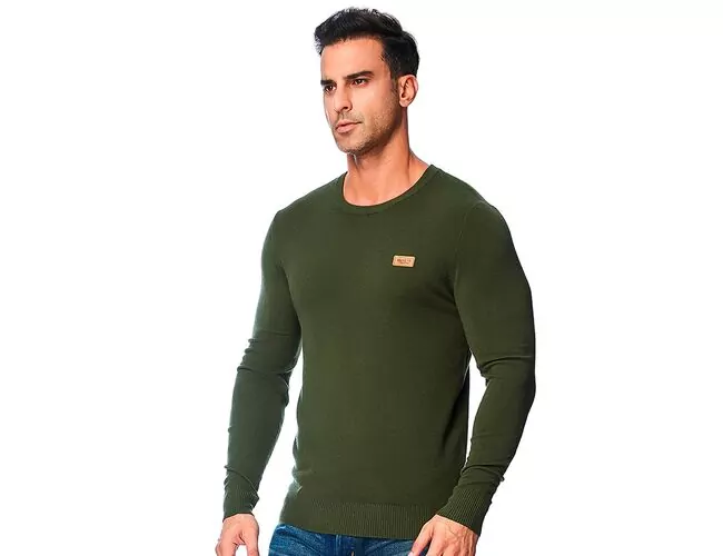 Blusa de Tricot Masculina Gola Redonda Red Nose 9590095 - Atacado