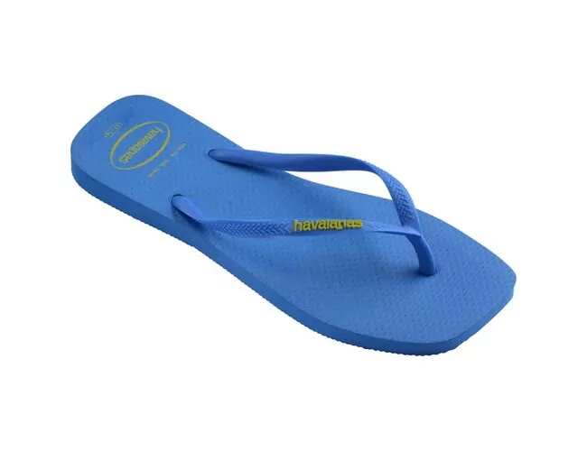 Chinelo Feminino Havaianas Slim Square Logo Pop-up