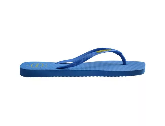 Chinelo Feminino Havaianas Slim Square Logo Pop-up