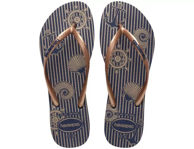 Chinelo Feminino Havaianas Slim Nautical