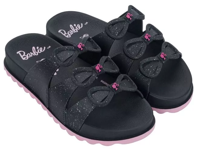 Chinelo Slide Infantil Barbie Charm - 23301 - Atacado