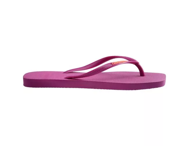 Chinelo Feminino Havaianas Slim Square Logo Pop-up