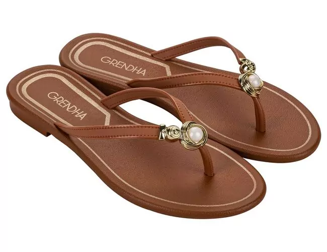 Rasteira Feminina Grendha Afeto - 19171 - Atacado