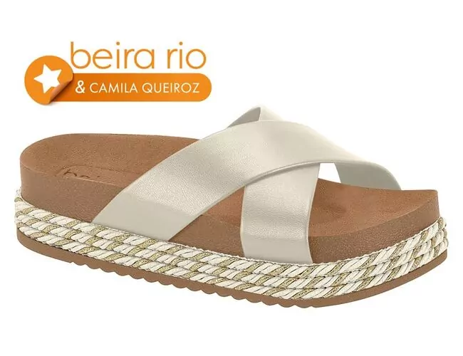 Tamanco Feminino Beira Rio 8546.205.9569 - Atacado