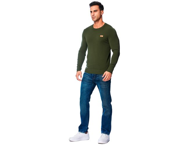 Blusa de Tricot Masculina Gola Redonda Red Nose 9590095 - Atacado
