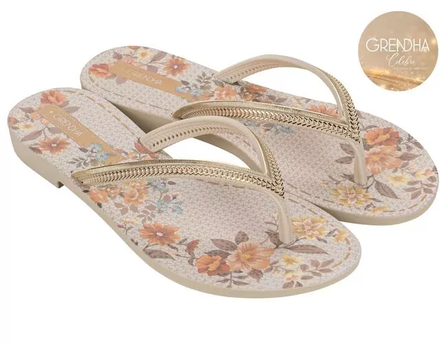 Rasteira Feminina Grendha Mais Açai Energia - 18060 - Atacado