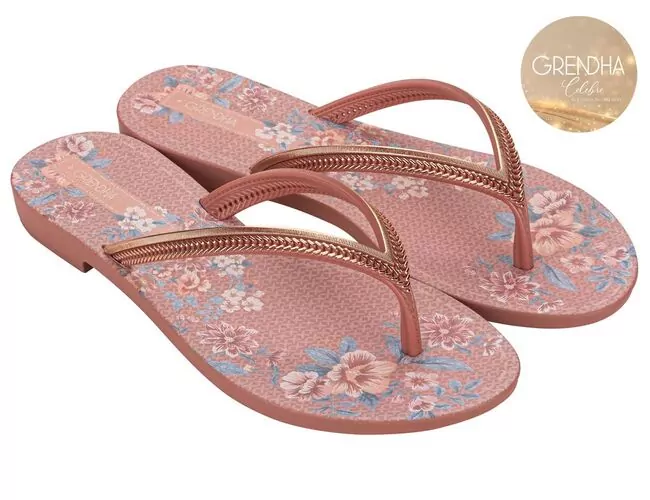 Rasteira Feminina Grendha Mais Açai Energia - 18060 - Atacado