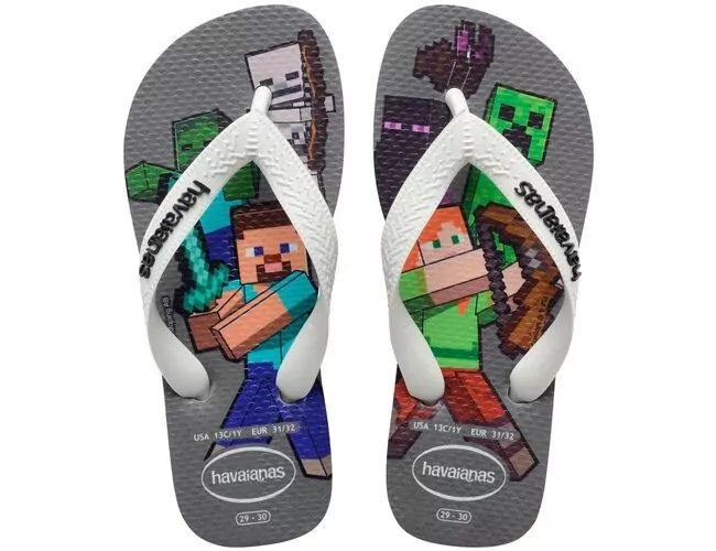 Chinelo Infantil Havaianas Kids Minecraft - Atacado