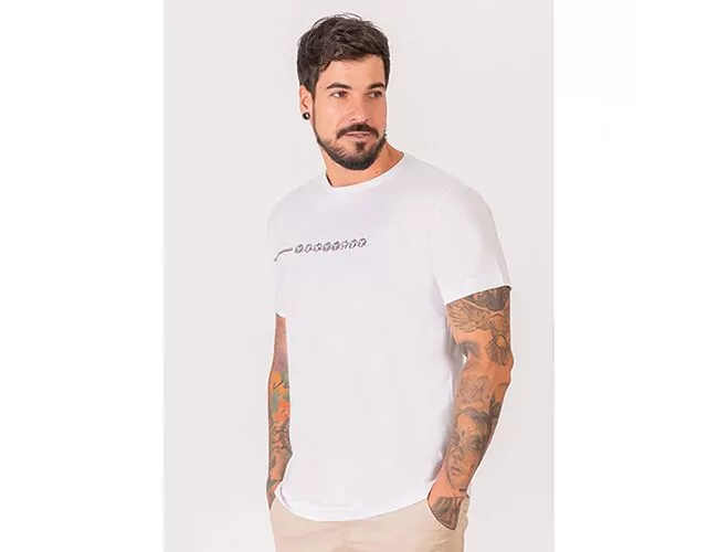 Camiseta Masculina Básica Gangster Gola Careca 10.16.3773 - Atacado