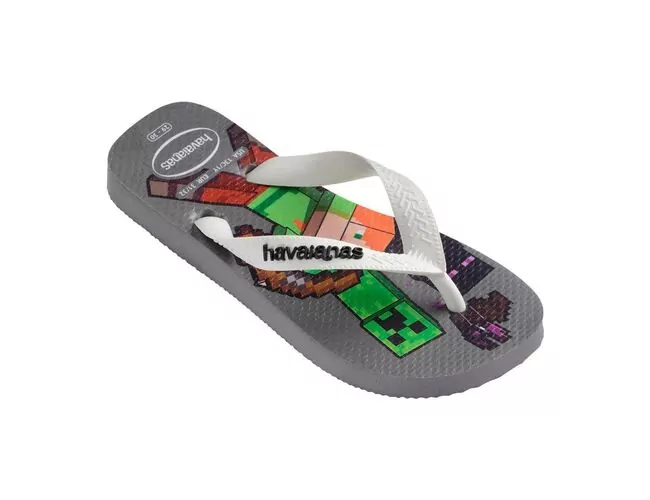 Chinelo Infantil Havaianas Kids Minecraft - Atacado