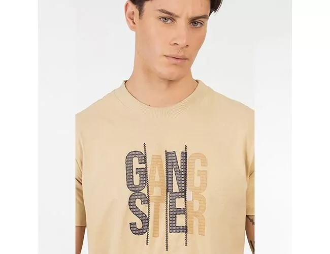 Camiseta Masculina Especial Gangster Gola Careca 11.19.5642 - Atacado
