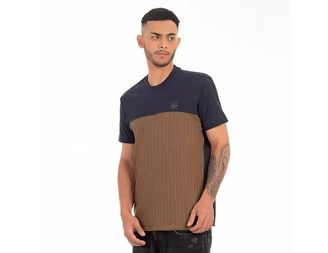 Camiseta Masculina Especial Gangster Gola Careca 11.19.5664 - Atacado