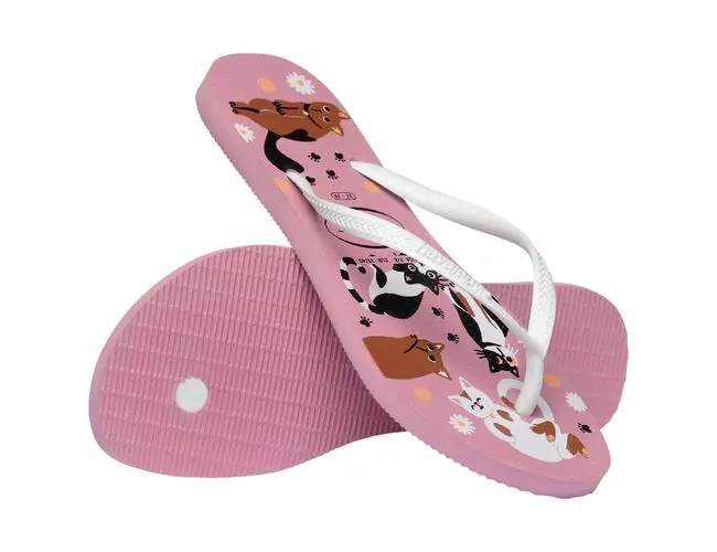 Chinelo Infantil Havaianas Slim Pets - Atacado