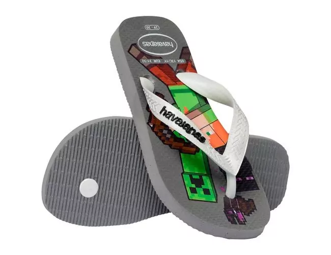 Chinelo Infantil Havaianas Kids Minecraft - Atacado