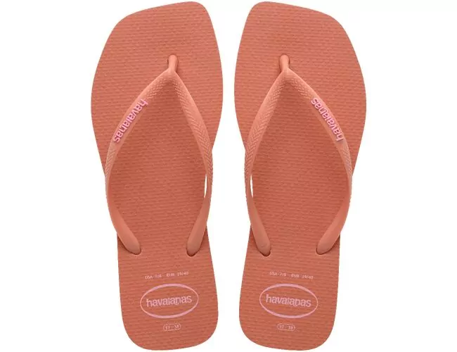 Chinelo Feminino Havaianas Slim Square Logo Pop-up - Atacado