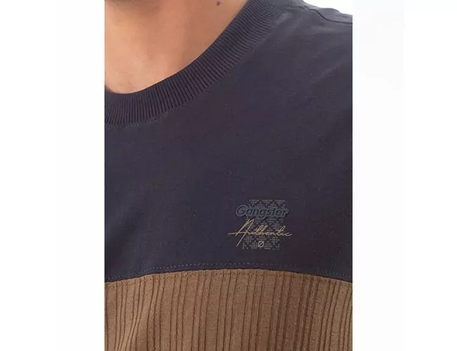 Camiseta Masculina Especial Gangster Gola Careca 11.19.5664 - Atacado