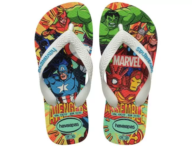 Chinelo Infantil Havaianas Kids Top Marvel Ii - Atacado