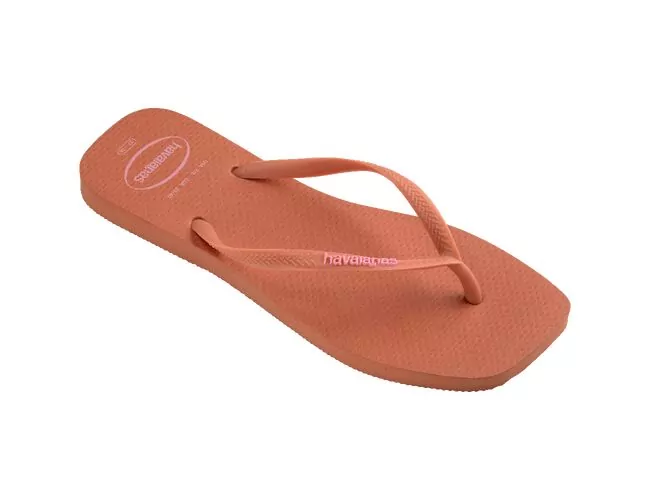 Chinelo Feminino Havaianas Slim Square Logo Pop-up - Atacado