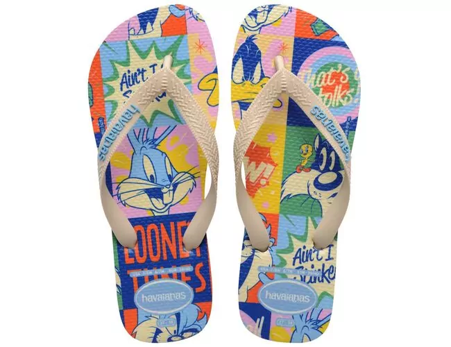 Chinelo Masculino Havaianas Top Warner Classics - Atacado