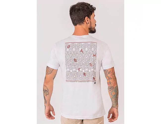 Camiseta Masculina Básica Gangster Gola Careca 10.16.3773 - Atacado
