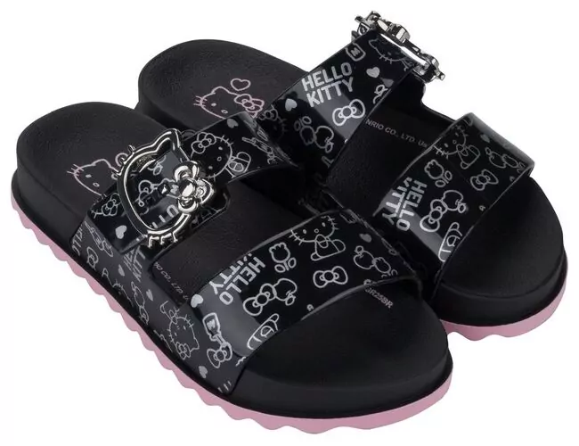 Chinelo Slide Infantil Hello Kitty Summer - 23280 - Atacado