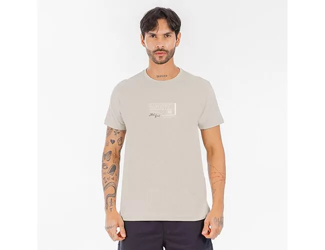 Camiseta Masculina Básica Gangster Gola Careca 10.16.4131 - Atacado