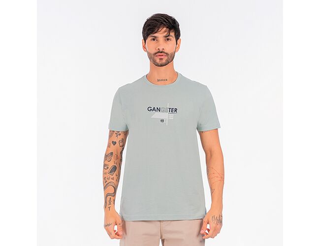 Camiseta Masculina Básica Gangster Gola Careca 10.16.4130 - Atacado